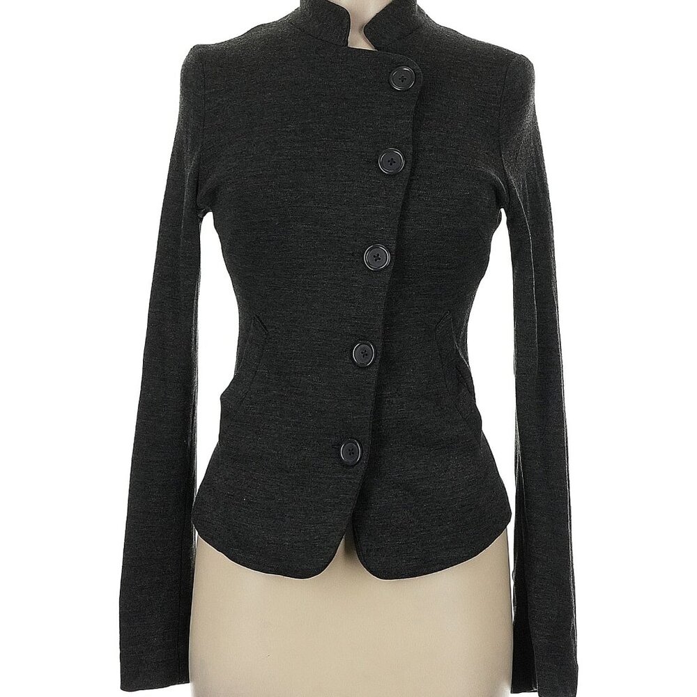 Banana Republic Women's Gray Jacket, wool blend, size M